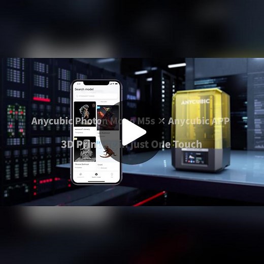 How do you usually transfer slicing files? A USB drive？WIFI file transfer? Photon Mono M5s makes printing more successful with Anycubic App - 3D Printing in Just One Touch!!!!!! Realize creativity in just one touch : ) #anycubic #photonmonom5s #anycubicphotonmonom5s #anycubicapp #anycubicphotonmonose #3dprinting #3dprinter #3dprinttok #newrelease #printlikeamaster #lcdprinter #12kprinter