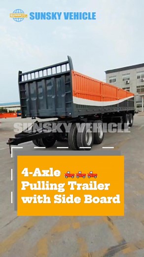 1K views |  Heavy-duty made easy. The 4-Axle Pulling Trailer with...