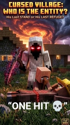 Herobrine DESTROYS Entity 303 in 1 Hit 💀 #minecraft #herobrine #minecraftbattle