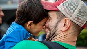 199K views · 408 reactions | Watch the moment Stephanie and Adam became mom and dad to Landon, a 2-year-old boy whose cleft lip was repaired while living in an orphanage in China. And, see how their love grew over their first days together. Spoiler Alert: You may need a box of tissues. | Holt International | Facebook