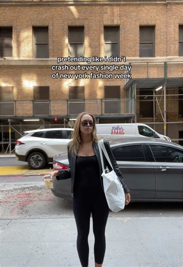 the modeling content is backkkk…#nyfw #newyork #fashion #fashionweek #runway #model