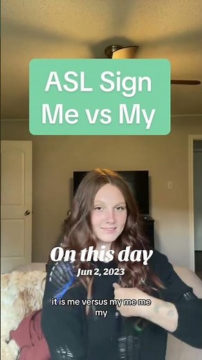 Learn How To Sign "Me vs My" in ASL for Beginners | American Sign Language #shorts