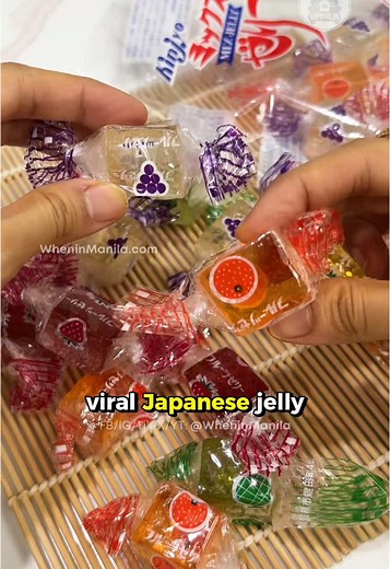 Viral Japanese Kinjo Jelly Candy with edible wrapper taste test! 🇯🇵 Is it worth the hype? #asmr #japan #sweet #review #trending #japanesefood
