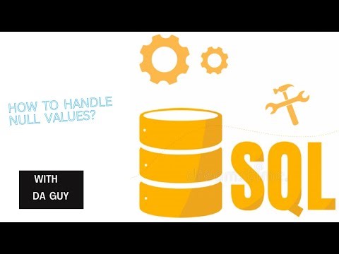 How To Handle NULL Values?