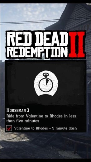 Ride From Valentine To Rhodes In Less Than 5 Minutes | HORSEMAN 3 TIPS! #RDR2 #Shorts