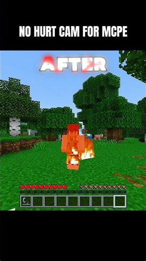 No more Damage Shake in Minecraft PE!