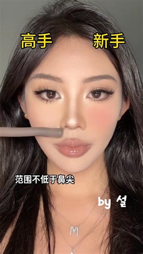 Beginner vs Pro Blush Make Slim Face Vshape Tutorial 🫢 #shorts #viral #beauty #douyin #makeup #에리카설
