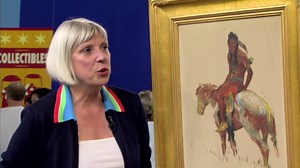 Appraisal: Mid-20th Century Olaf Wieghorst Painting