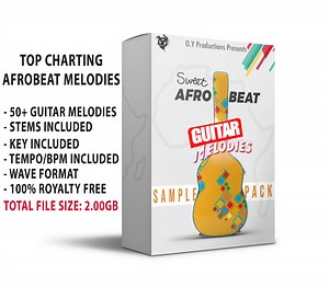 50  Sweet Afrobeat Guitar Melodies Loops Sample Pack