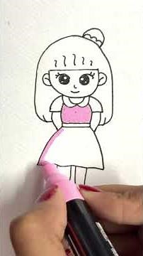 How to Draw a Cute School Girl