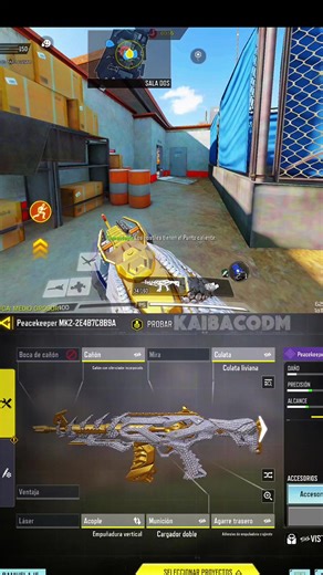 Clase para la Peacekeeper MK2 🤙 #codm #callofdutymobile #fyp #Viral