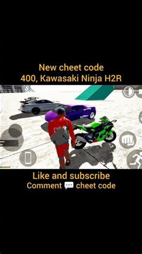 Kawasaki ninja H2R new cheet code#indianbikedriving3d #Zaypergaming#gameplay