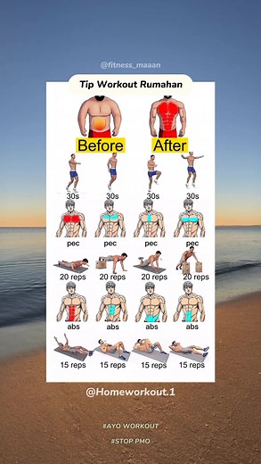 tips workout rumahan🏋️🏋️#before #after #beforeandafter #chest#abs #losefat #workout #gym #tipsworkout #workoutrumahan #workouttips #fitnes #fitness #fitnessmotivation #motivasi #motivasiworkout #katakatamotivasi