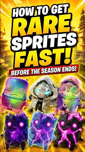 How to Get RARE Sprites FAST Before the Season End! #fortnite #shorts