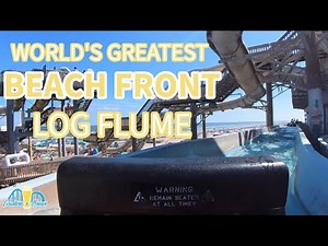 Incredible Log Flume on the Beach in Wildwood, NJ POV 2025