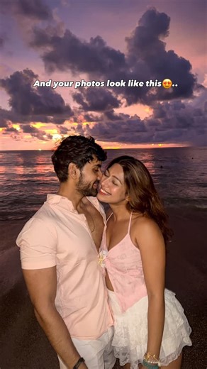 Muskaan Mittal | Aashish Gupta | Travel • Love on Instagram: "Yes, we have a personal photographer 😉- it’s called a tripod and a Bluetooth remote . Comment “Click” or share this Videos with us and we’ll send you Links to both ✨ . [couple shoot, couple edits, shooting tips, tripod, self portraits, romantic, camera tricks]"