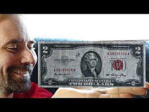 US 2 Dollar Bill Series 1953 - Red Seal