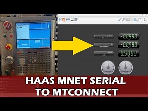 Setting up Haas MNET Serial and converting it to an MTConnect Stream