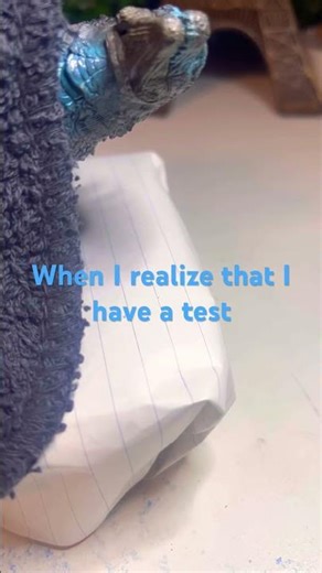 Goji has a test oh noooooooooooo