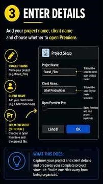 1 Click Project Set-up System