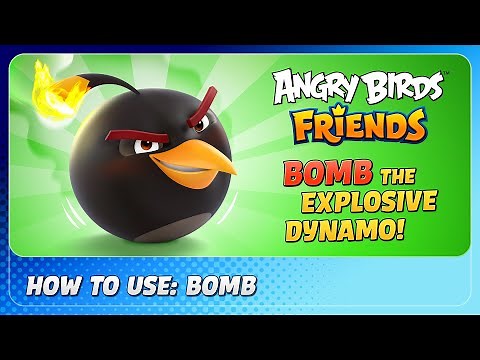 Angry Birds Friends: How to use Bomb