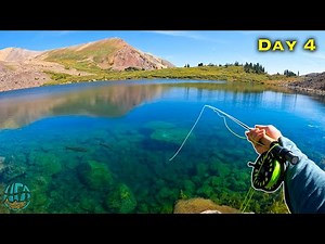 Fly Fishing the BEST LAKE IN THE WORLD?? (Big Trout Everywhere)