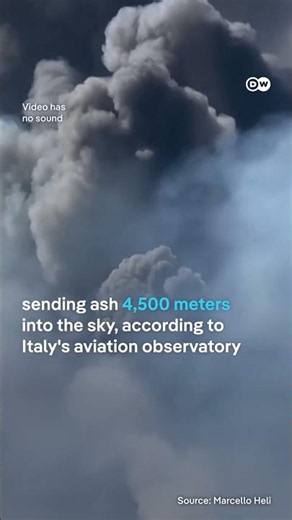 Mount Etna eruption forces flight cancellations | DW News