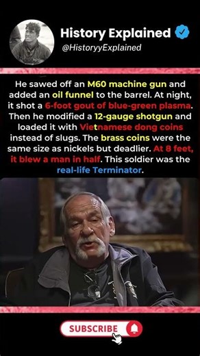 THE SOLDIER WHO TURNED HIS WEAPONS INTO SOMETHING UNREAL