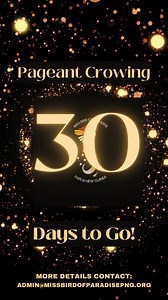 Countdown to pageant crowning begins now 🌺💜 Please watch this space for contestants announcement sometime this week. Let’s go - let the countdown begin!🇵🇬💪🏽 | Miss Bird of Paradise Papua New Guinea