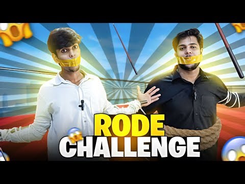 🔥 Rode Challenge | Funny Rope Escape Challenge | Impossible Task