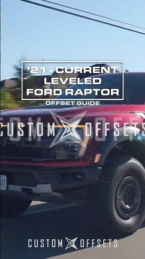 2021-2024 Ford Raptor - Level OFFSET VIDEO GUIDE FROM CUSTOM OFFSETS