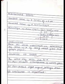 To determine the value of pi(π) by using graph paper and watch glass. Physics practical class 11 NEB