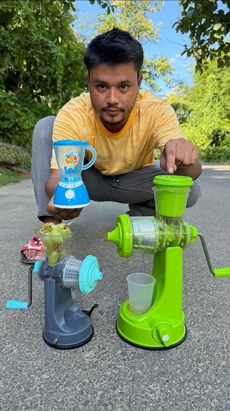 Akta Small USB Rechargeable Mixer Vs Hand Juicer Machine 2Ta Unboxing🧃