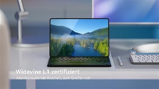 Android 16 Tablet mit Tastatur und Stift - 24 GB RAM+256 GB ROM (4 TB TF), Octa-Core, Gemini AI, 10 Zoll, Widevine L1, 5000 mAh, 8 MP+ 5MP, Face ID, GPS (4J Garantie)