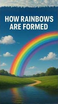 HOW RAINBOWS ARE FORMED ?