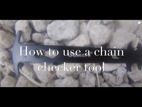 How to use a chain checker tool