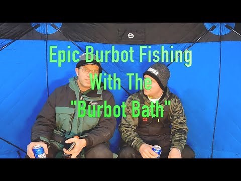 Epic Burbot Fishing on Burt Lake! Must See Burbot Bath!