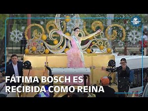 Tabasco se rinde ante Fátima Bosch, la reciben como lo que es: una verdadera reina