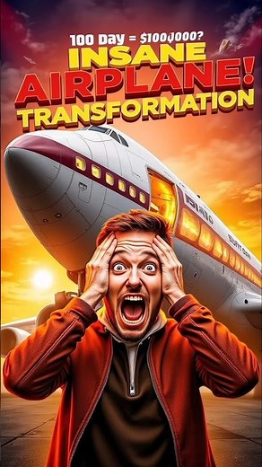 $1,000,000 to Live on a Plane?! The World’s Craziest Isolation Challenge😱#shorts #knowledge