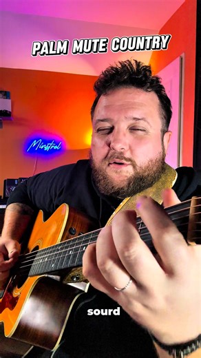 Le Palm mute main gauche et main droite sur 3 styles ! #guitartok #tuto #rythme #exercice | Minstrel