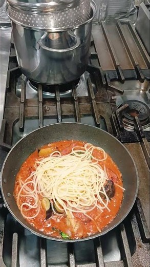 夏に美味しい！ナスとベーコンのトマトパスタ #洋食