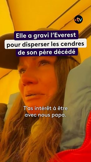 205K views · 5.2K reactions | ✨ L’exploit inouï de Constance Schaerer pour son père : “J’ai perdu mon papa à 9 ans. J’ai découvert sa dernière lettre pour sa cérémonie d’enterrement en 2021. Il demandait, si possible, que ses cendres soient déposées à plusieurs endroits sur le plus haut sommet de chacun des sept continents." | C à vous | Facebook