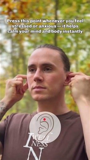 A go-to ear point when you need to feel more settled 👂🏼 This point is called Shen Men and it sits