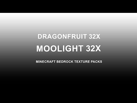 Dragonfruit 32x and moonlight 32x texture pack (mcpe)