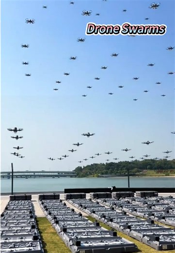 Drone Swarms #uav #drone #drones #fpv #military