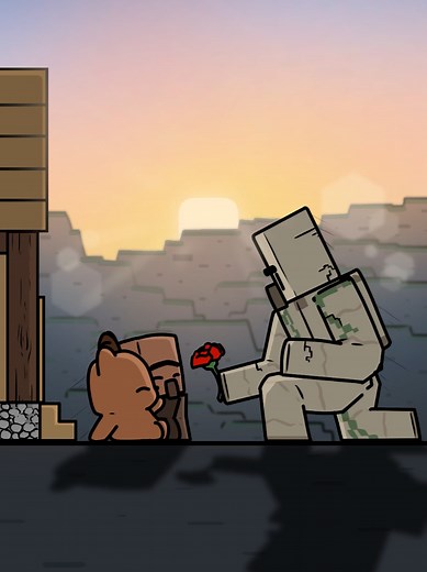 Minecraft Village's Hero: An Epic Animation