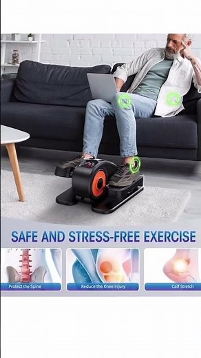 HOW TO USE THE UNDER DESK ELLIPTICAL TO STAY ACTIVE WHILE SITTING & WORKING | AMAZON FINDS!