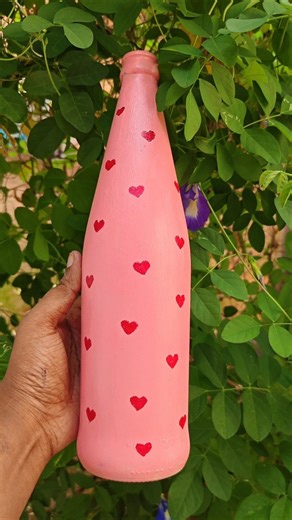 Simple Bottle Art Diy❤️||#diy #craft #malayalam #art #viralshorts #shortsvideo