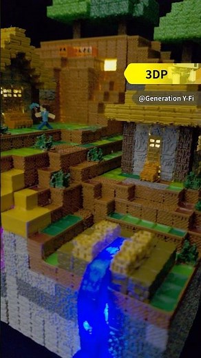 From Pixel to 3D Printed Minecraft #3dprinting #3dprinter #pixelart #game #snapmaker #minecraft