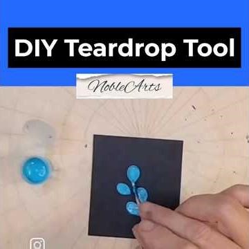 DIY Teardrop Dotting Tool | Mystery Mandala #5 Helper Video